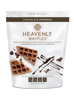 slide 1 of 1, Heavenly Waffles Chocolate Espresso Waffle Mix 13.5 oz, 13.5 bag