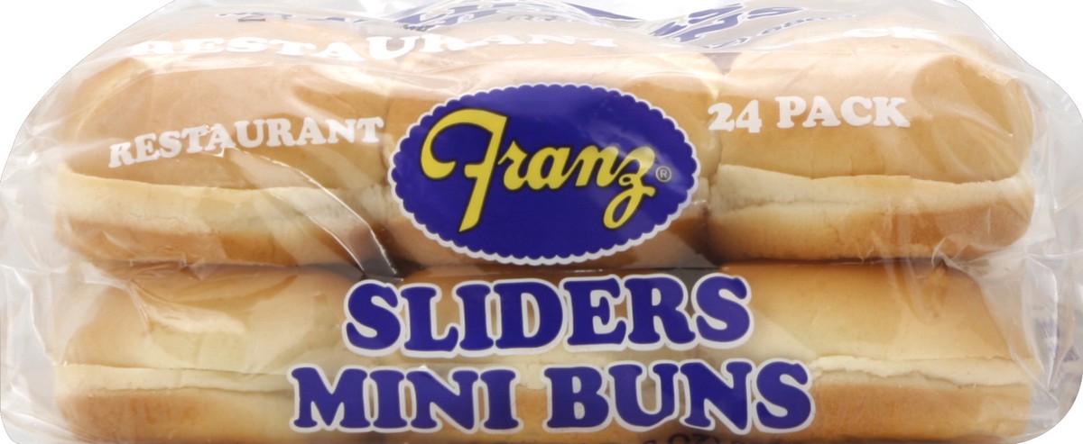 slide 4 of 5, Franz Buns 24 ea, 24 ct