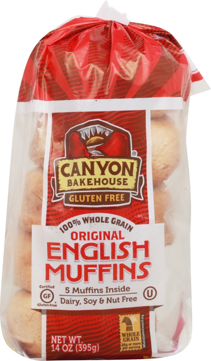 slide 1 of 9, Canyon Bakehouse Original English Muffins 5 ea Bag, 15 oz