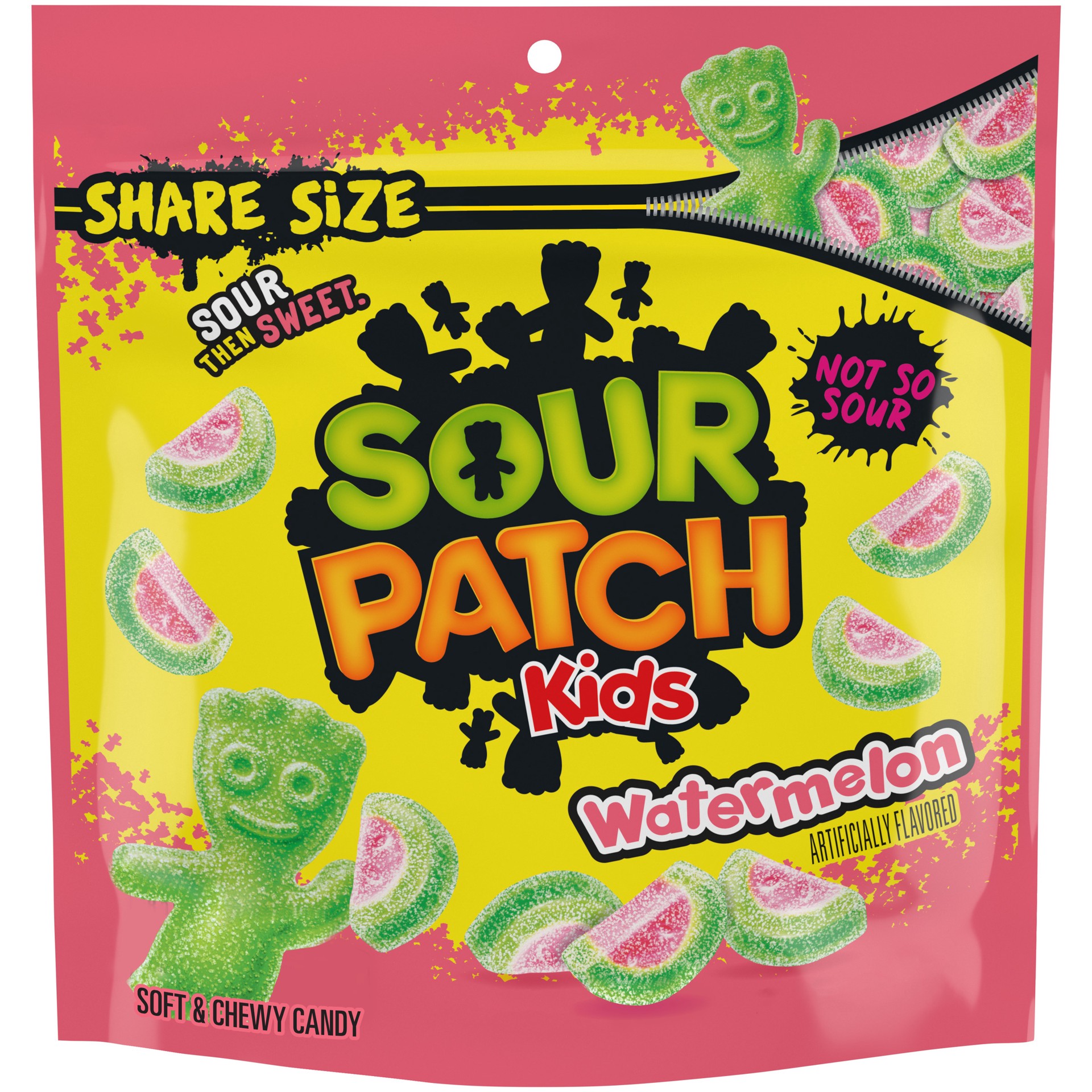 slide 1 of 9, SOUR PATCH KIDS Watermelon Soft & Chewy Candy, Share Size, 12 oz, 12 oz
