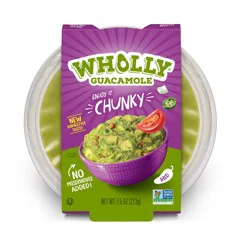 Wholly Med Chunky Guacamole 7.5 oz
