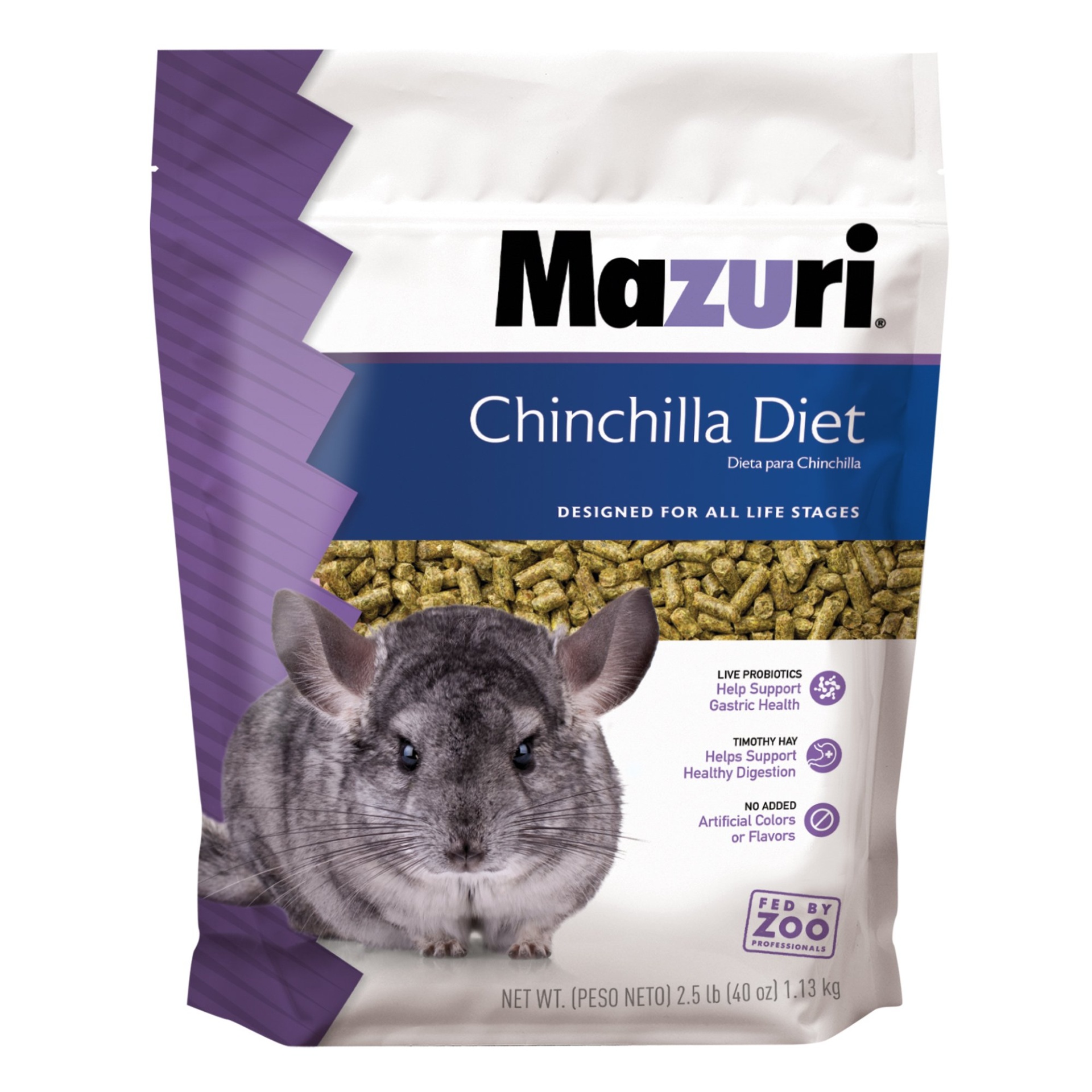 slide 1 of 1, Mazuri Chinchilla Diet, 1 ct