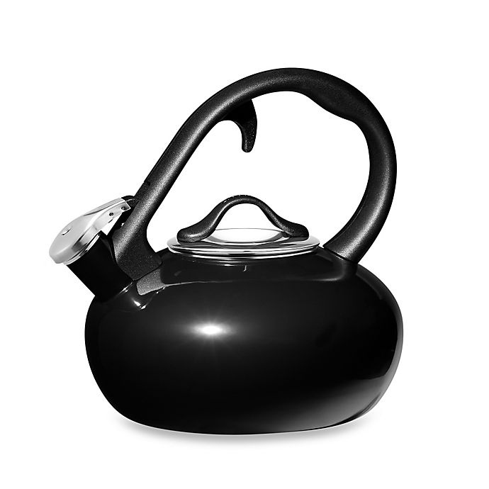 slide 1 of 1, Chantal Loop Teakettle - Onyx, 1.8 qt