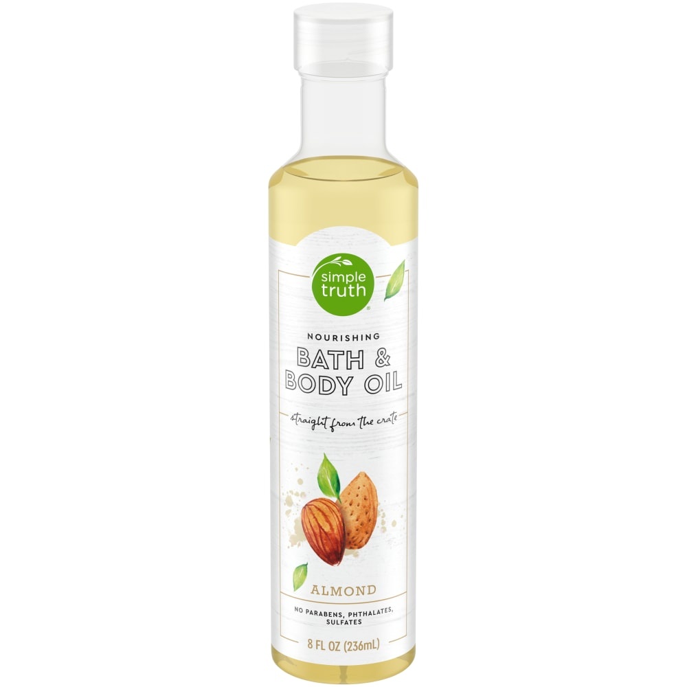 slide 1 of 1, Simple Truth Beauty Crate Almond Body Oil, 8 fl oz