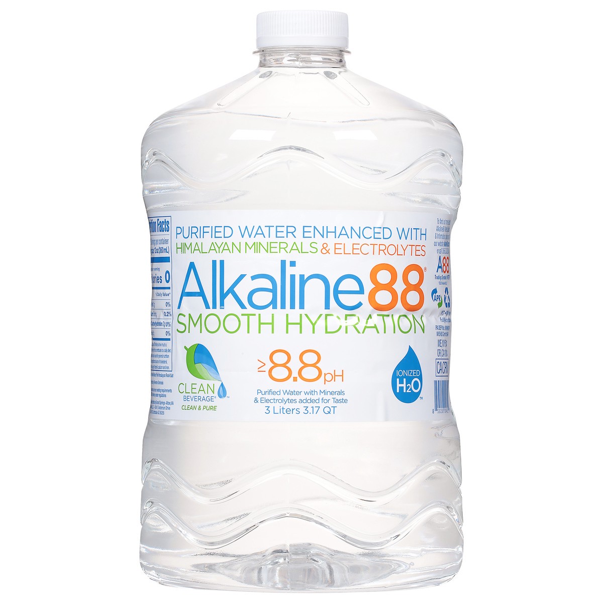 slide 1 of 9, Alkaline88 Water, 3.17 qt