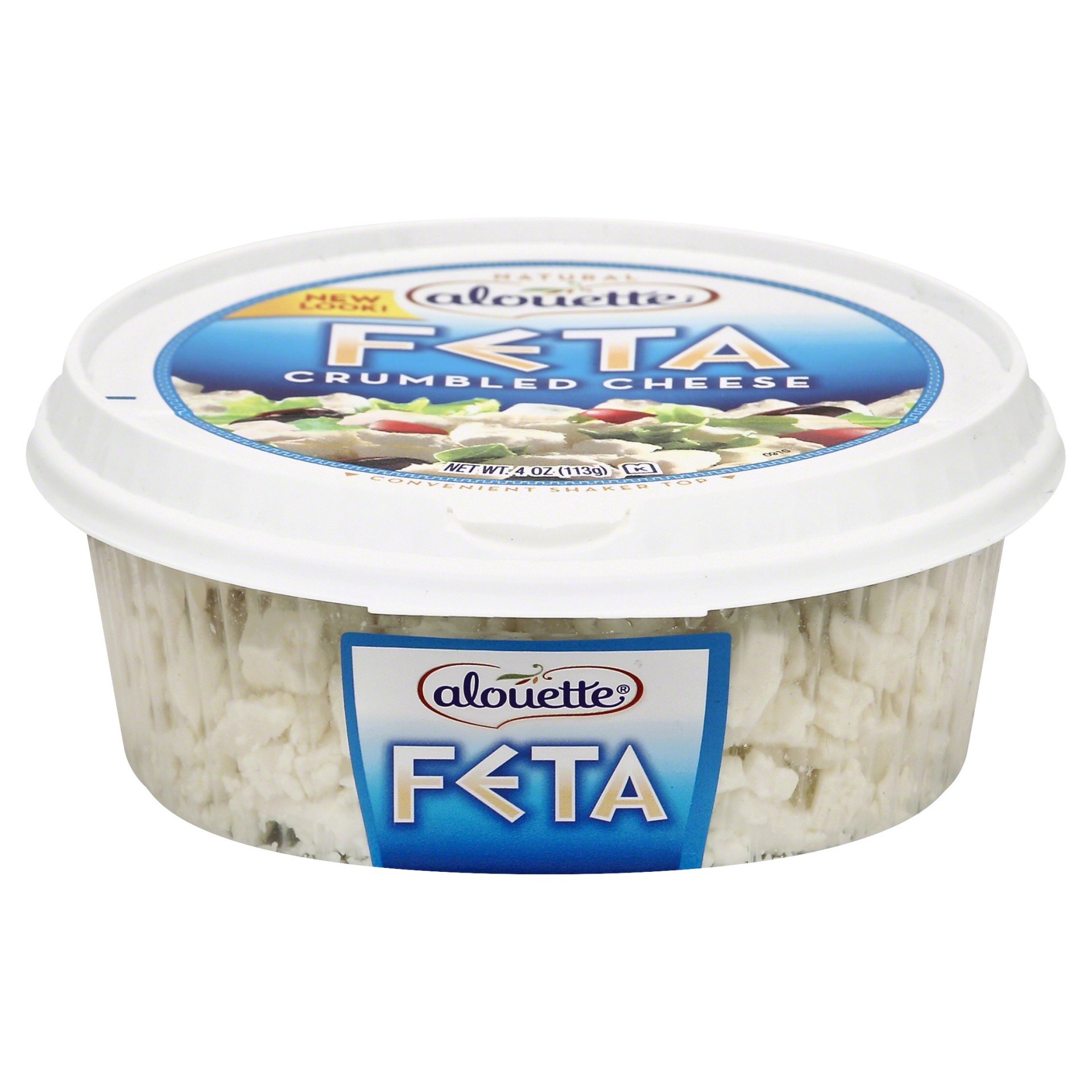 slide 1 of 3, Alouette Feta Cheese Crumbles 4 oz, 4 oz