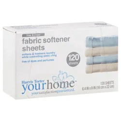 Harris Teeter yourhome Fabric Softener Sheets - Free & Clear