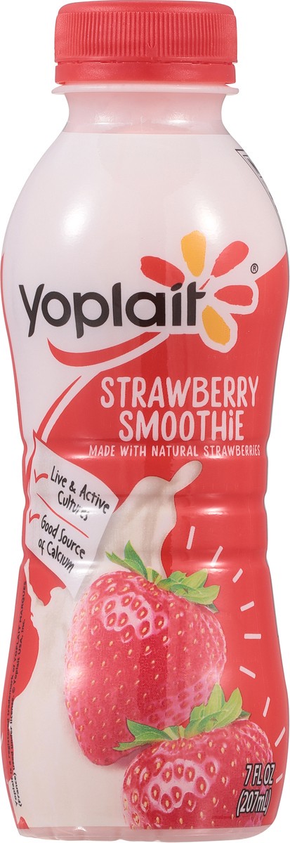 slide 10 of 13, Yoplait Strawberry Smoothie 7 fl oz, 7 fl oz