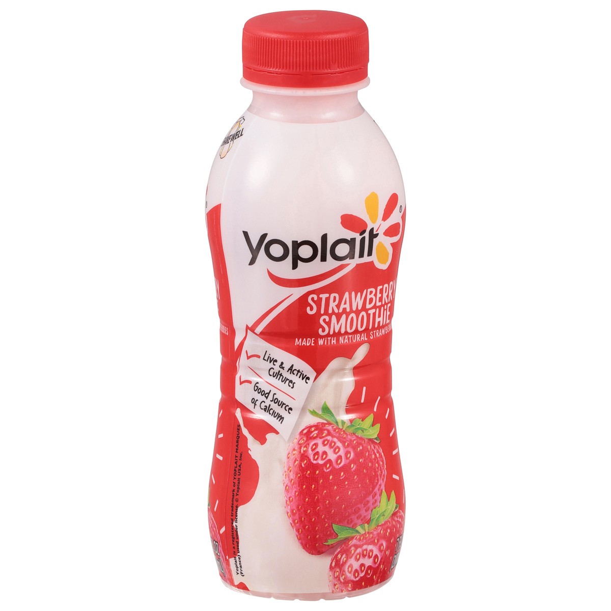 slide 6 of 13, Yoplait Strawberry Smoothie 7 fl oz, 7 fl oz