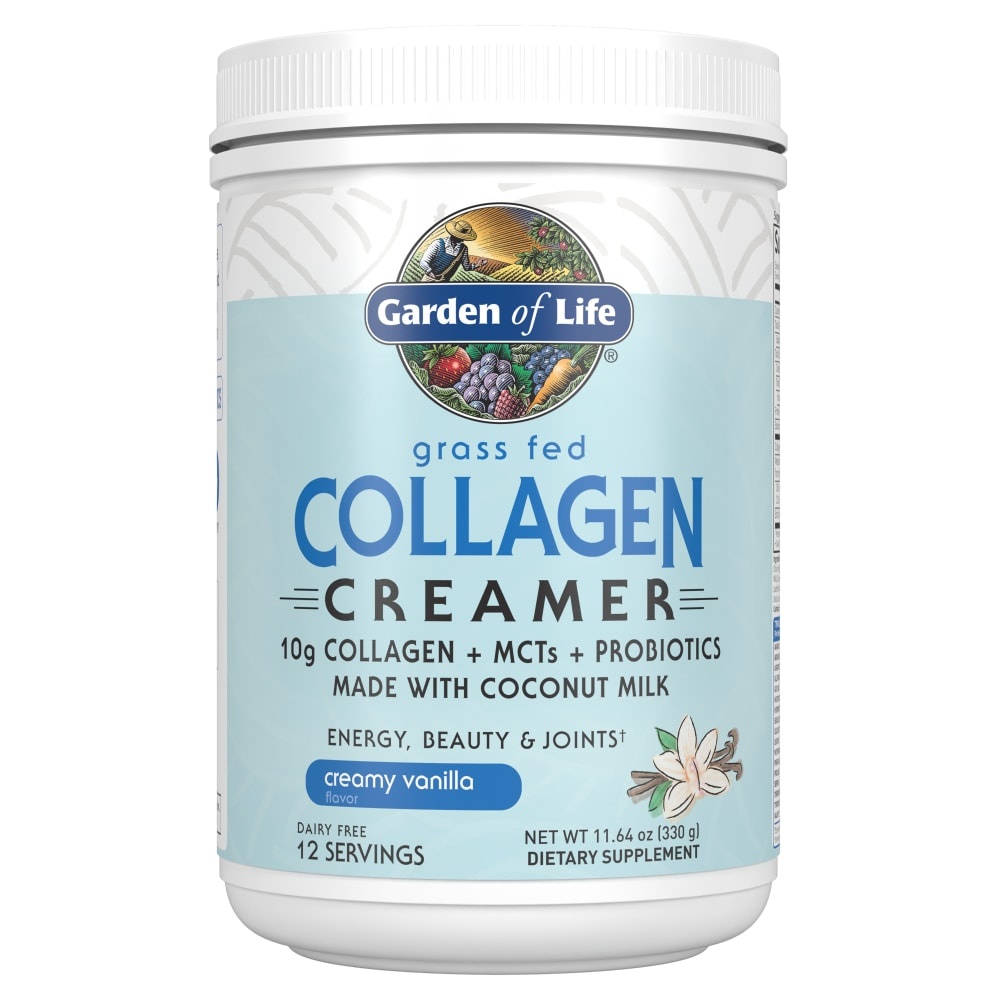 slide 1 of 1, Garden of Life Collagen Creamer Vanilla, 14.39 oz