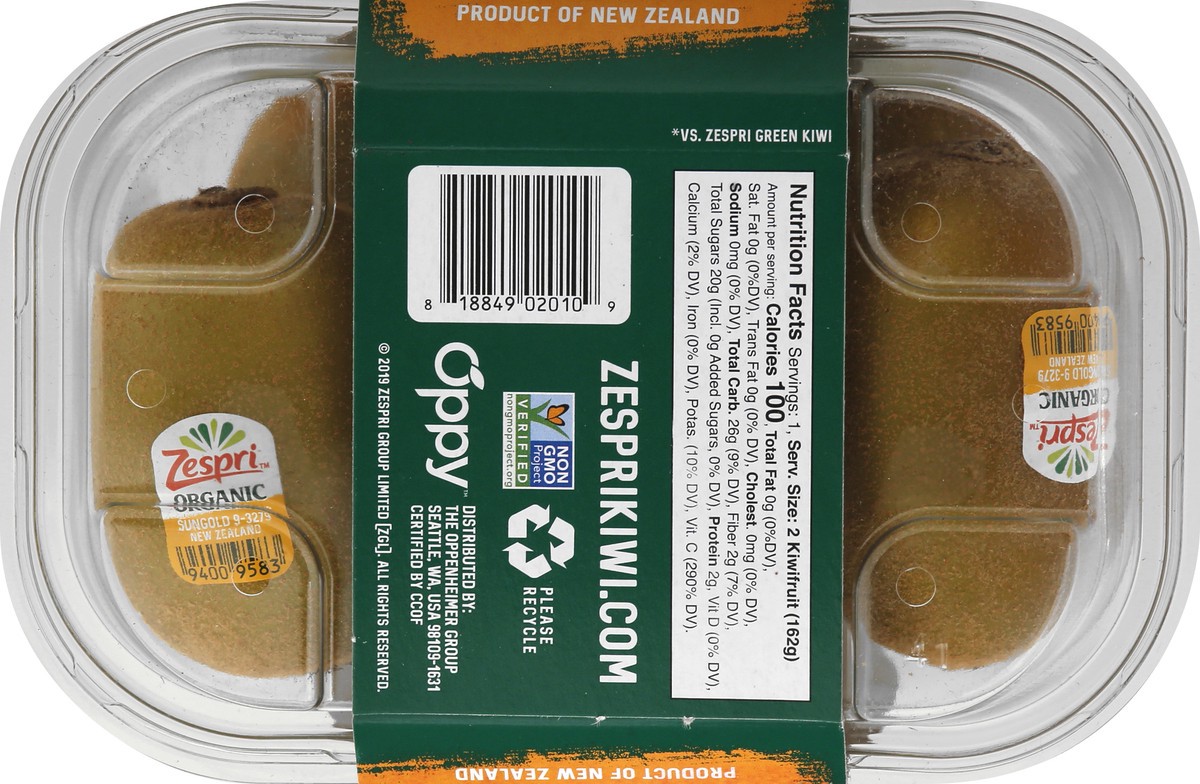 Organic Green Kiwi, 4 lbs