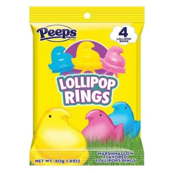 Peeps Lollipop Rings 4Pk