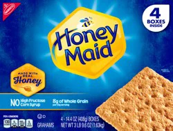 Honey Maid Grahams 4 - 14.4 oz Boxes