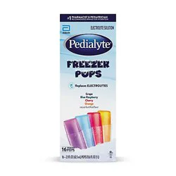 Pedialyte Freezer Pops Oral Electrolyte - 16-2.1 oz
