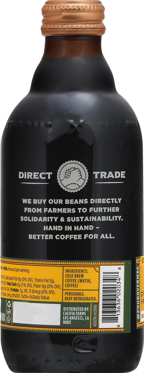 slide 2 of 12, Califia Farms Cold Brew Light Roast All Black Coffee 10.5 oz, 10.5 oz
