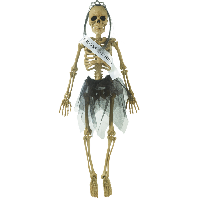 slide 1 of 1, SPOOKY VILLAGE 16" Halloween Dress Up Skeleton, 16 in