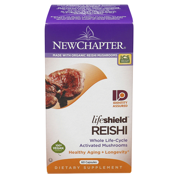 slide 1 of 1, New Chapter Lifeshield Reishi Capsules, 60 ct