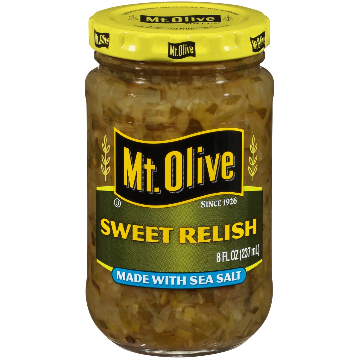 slide 1 of 1, Mt. Olive Sweet Relish Made with Sea Salt, 