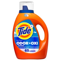 Tide Ultra Odor Defense + Oxi HE Deep Cleaning Concentrated Liquid Laundry Detergent 65 Loads - 92 fl oz