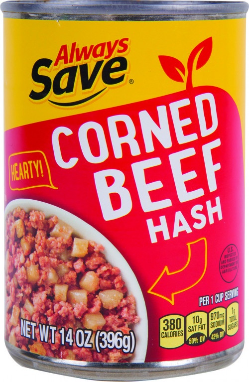 slide 1 of 1, Always Save Corned Beef Hash, 14 oz