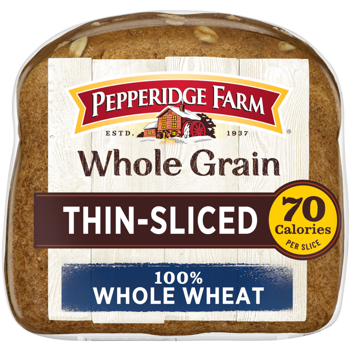 slide 11 of 29, Pep Farm Thin Slice Whl Wheat Brd, 14 oz