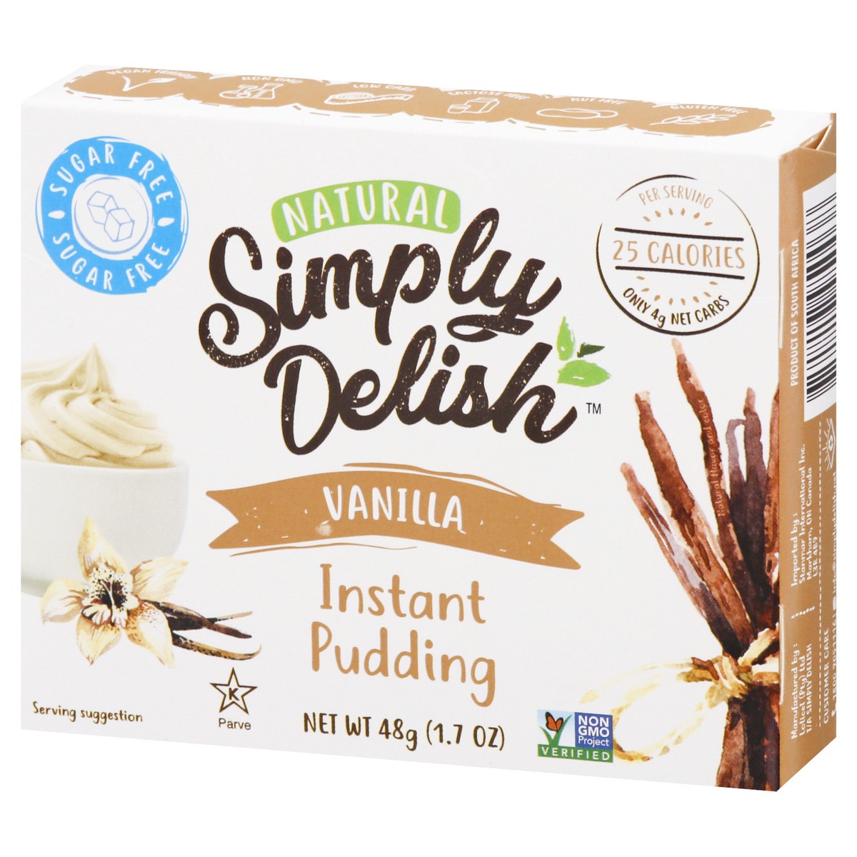 slide 7 of 13, Simply Delish Natural Vanilla Instant Pudding 48 gr, 1.7 oz