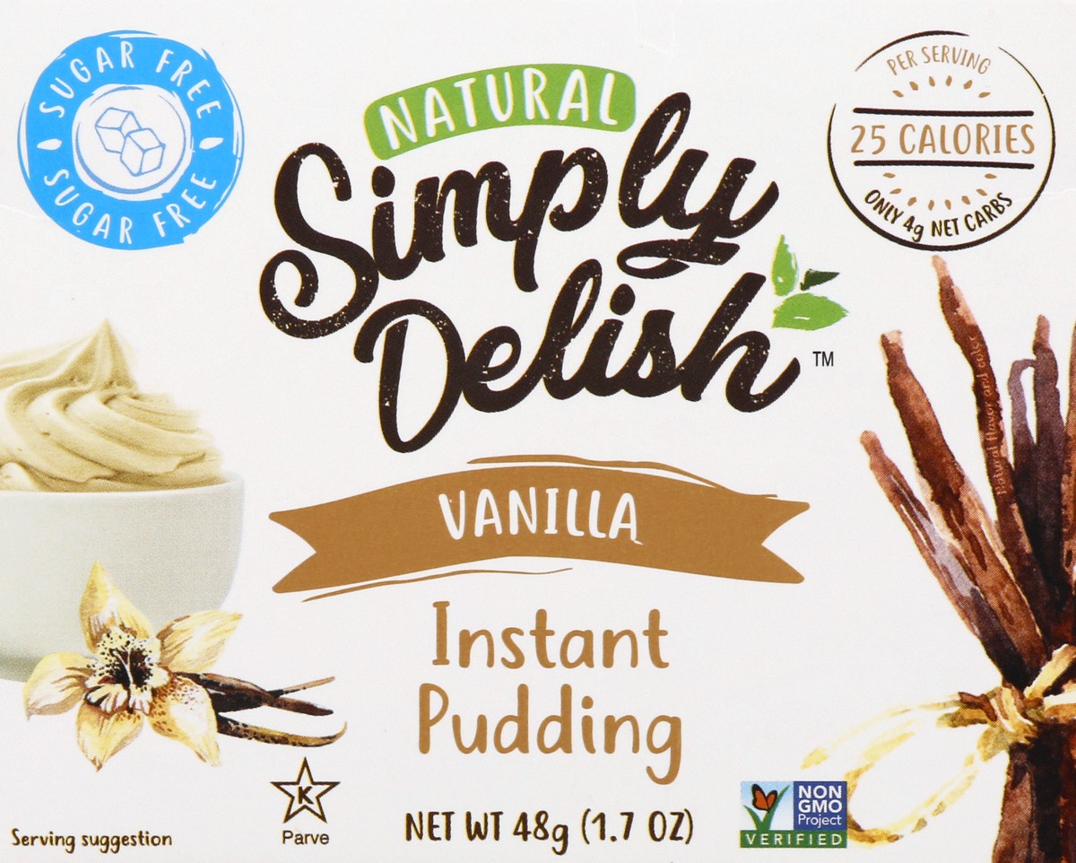 slide 1 of 13, Simply Delish Natural Vanilla Instant Pudding 48 gr, 1.7 oz