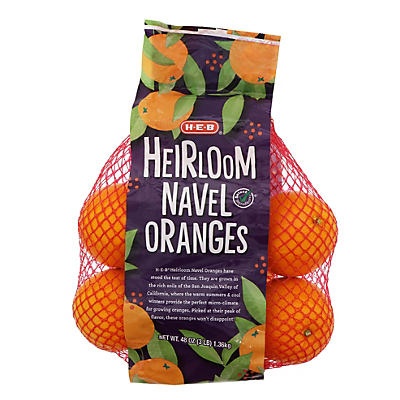 H-E-B Fresh Navel Oranges