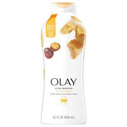 Olay Ultra Moisture Body Wash with Shea Butter, 22 FL OZ