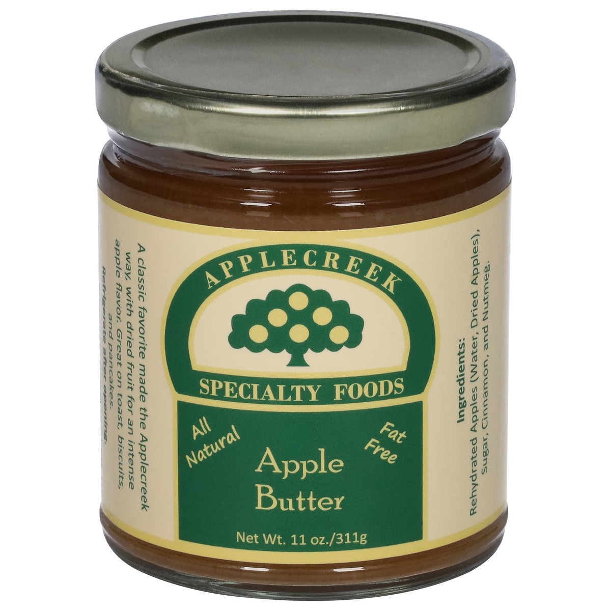 slide 10 of 13, Applecreek Specialty Foods Fat Free Apple Butter 11 oz, 11 oz
