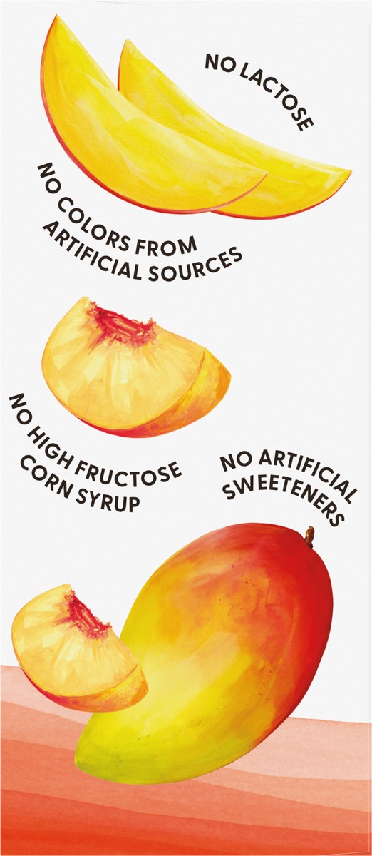 slide 6 of 14, Too Good & Co. Peach Mango Yogurt-Cultured Ultra-Filtered Milk Pouches, Portable Kids Snacks Made with Real Fruit, 3.5 oz, 4 Count​, 3.5 oz