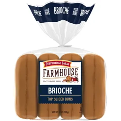 Pepperidge Farm Farmhouse Brioche Hot Dog Buns, 14 Oz Bag