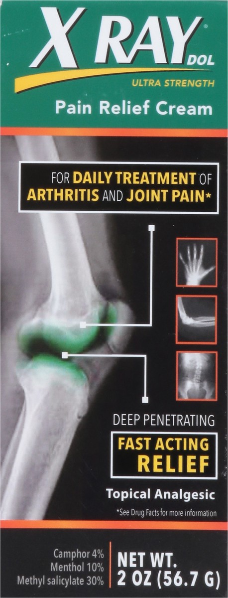 slide 2 of 14, X Ray DOL Ultra Strength Fast Acting Pain Relief Cream 2 oz, 6 oz
