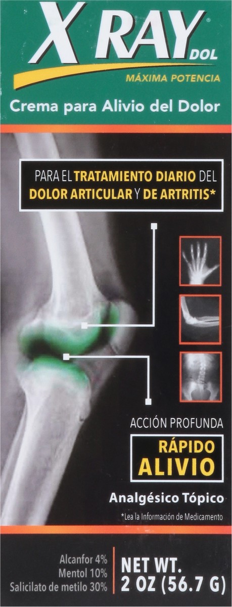 slide 11 of 14, X Ray DOL Ultra Strength Fast Acting Pain Relief Cream 2 oz, 6 oz