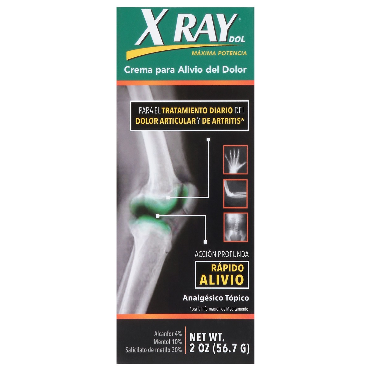 slide 9 of 14, X Ray DOL Ultra Strength Fast Acting Pain Relief Cream 2 oz, 6 oz
