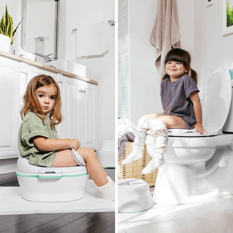 slide 4 of 9, Fridababy Grow-With-Me Potty for Potty Training - Transforms from Potty to Toilet Topper + Step Stool, 1 ct
