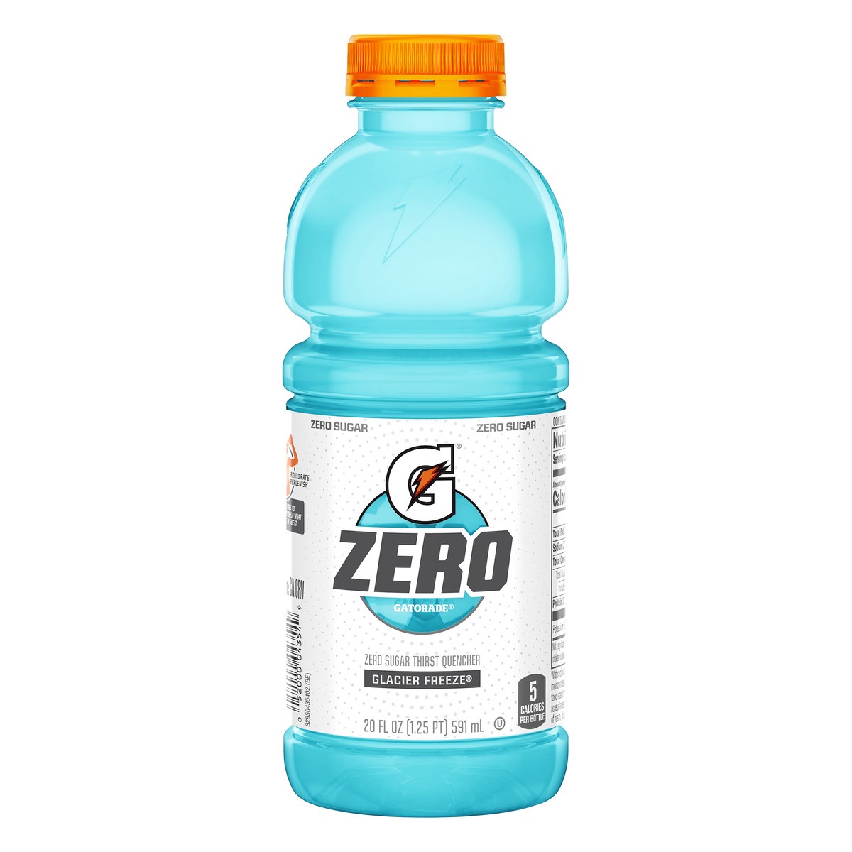 slide 1 of 5, Gatorade Zero Zero Sugar Thirst Quencher Glacier Freeze 20 Fl Oz, 20 fl oz