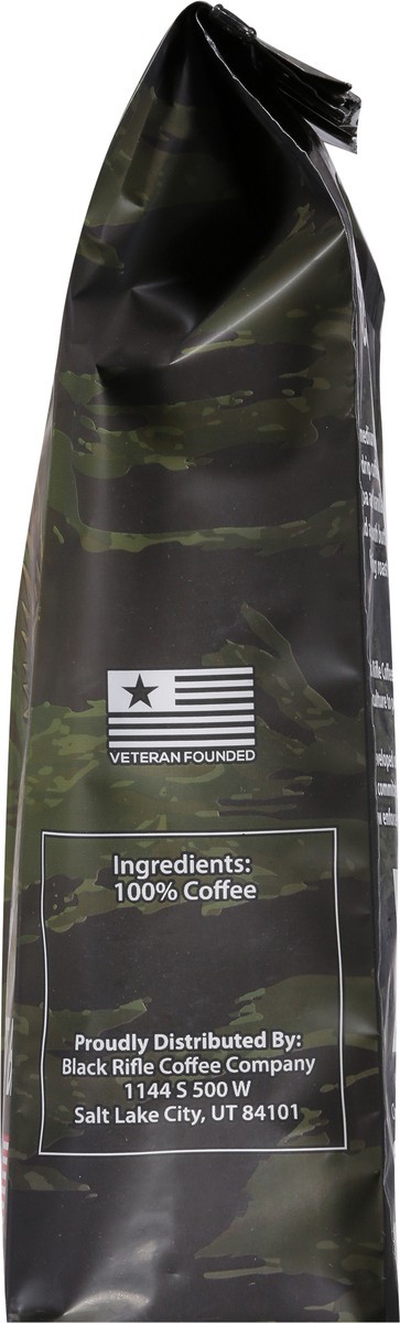 slide 2 of 12, Black Rifle Ground Medium Just Black Coffee 12 oz, 12 oz