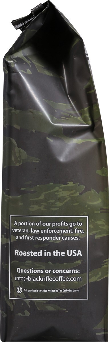 slide 10 of 12, Black Rifle Ground Medium Just Black Coffee 12 oz, 12 oz