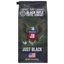 Black Rifle Ground Medium Just Black Coffee 12 oz