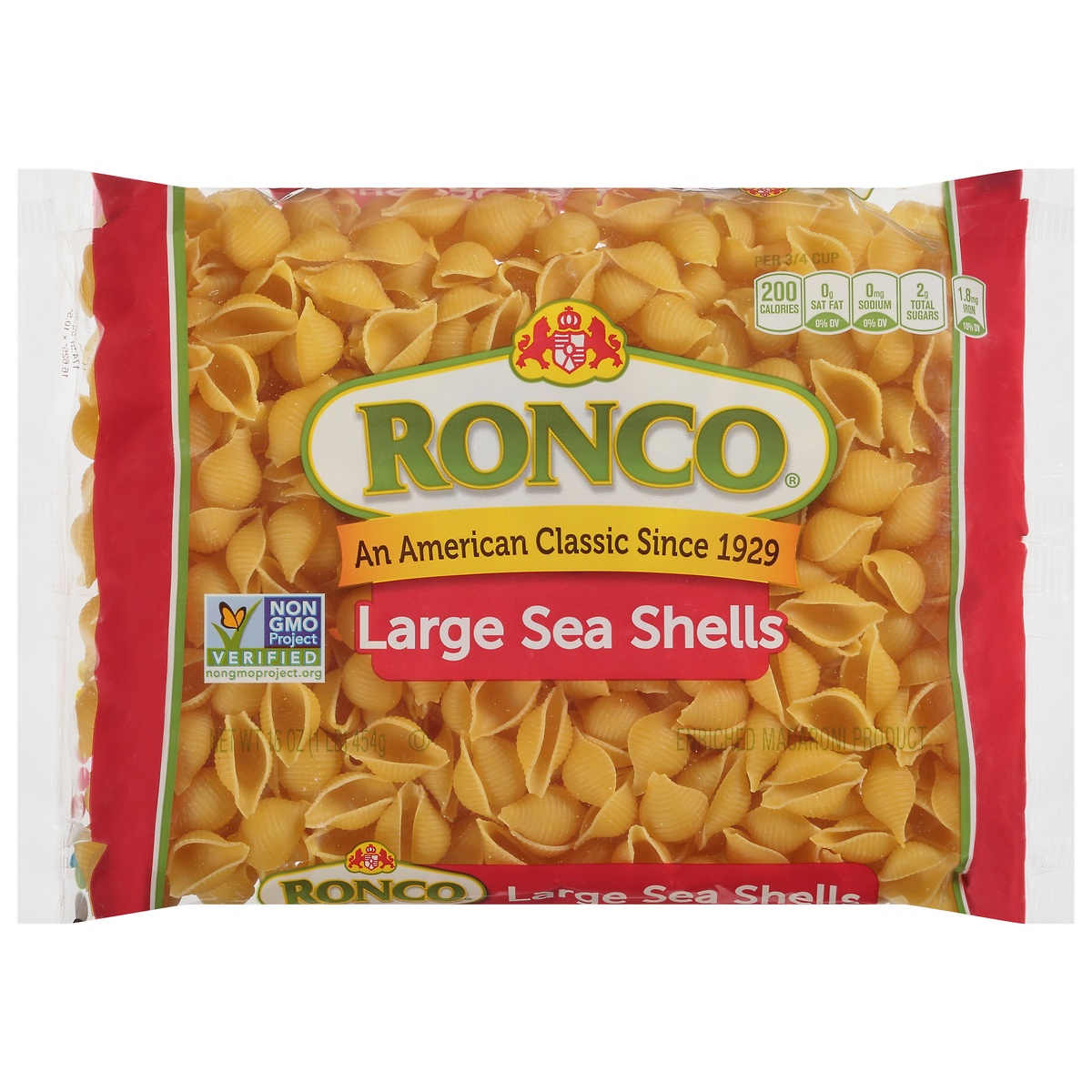slide 1 of 1, Ronco Large Sea Shells, 16 oz