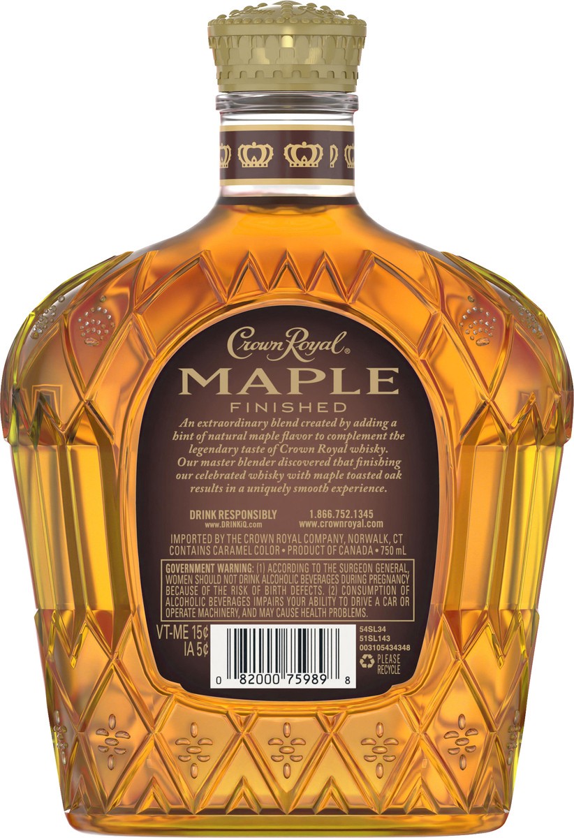 slide 2 of 3, Crown Royal Maple Whiskey, 750 ml