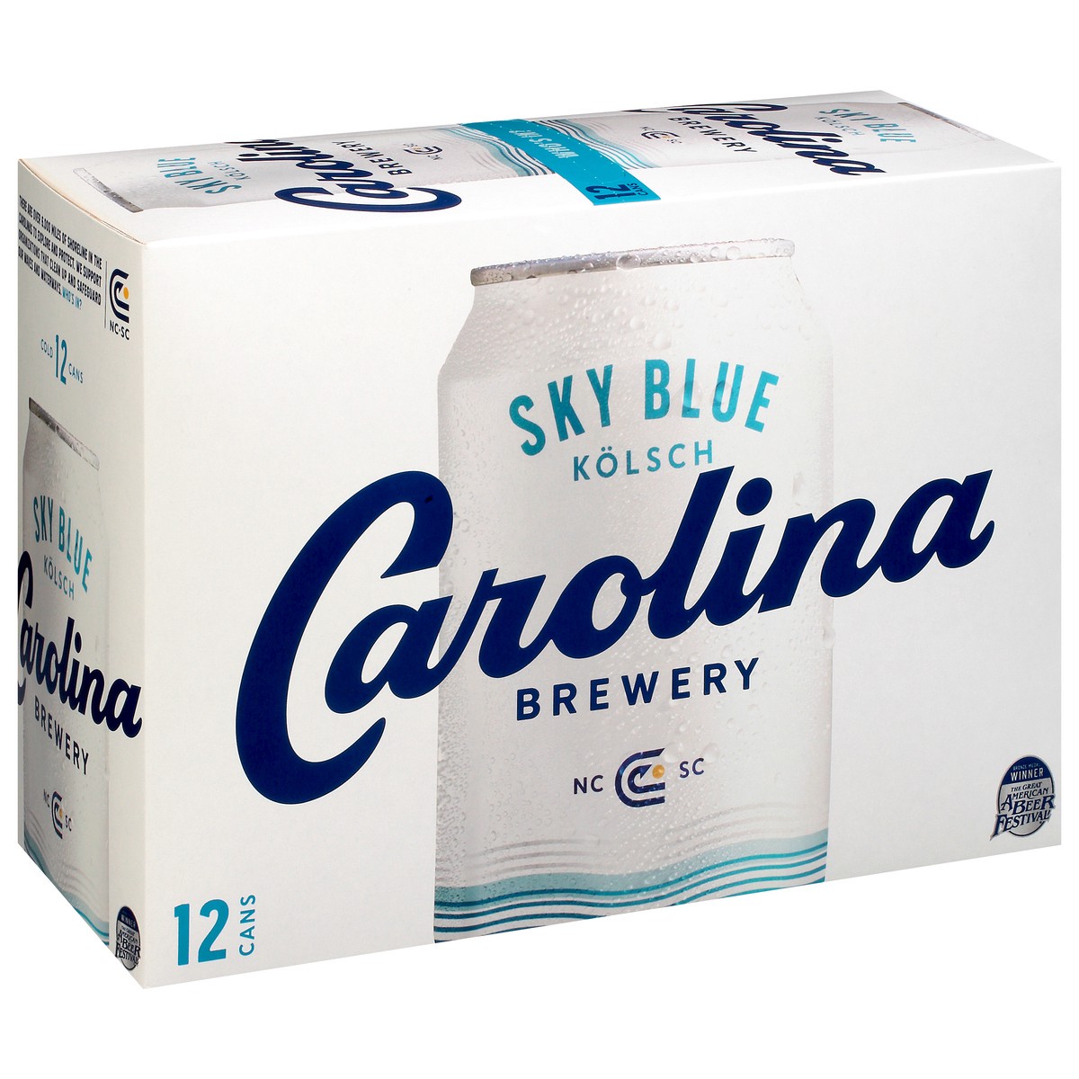slide 8 of 9, Carolina Brewery Beer, Sky Blue Kolsch, 12 Pack, 12 ct