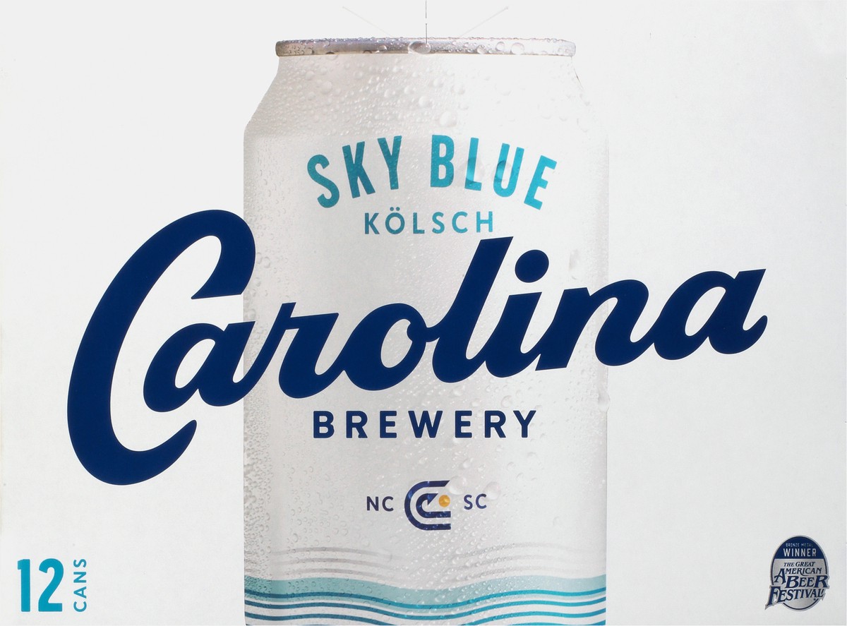 slide 3 of 9, Carolina Brewery Beer, Sky Blue Kolsch, 12 Pack, 12 ct