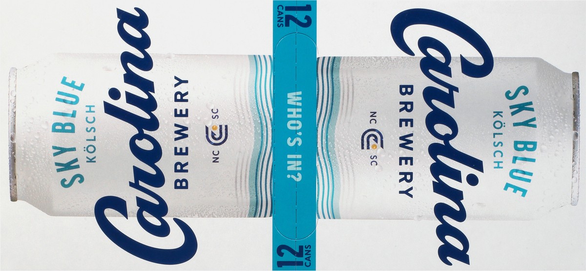 slide 6 of 9, Carolina Brewery Beer, Sky Blue Kolsch, 12 Pack, 12 ct