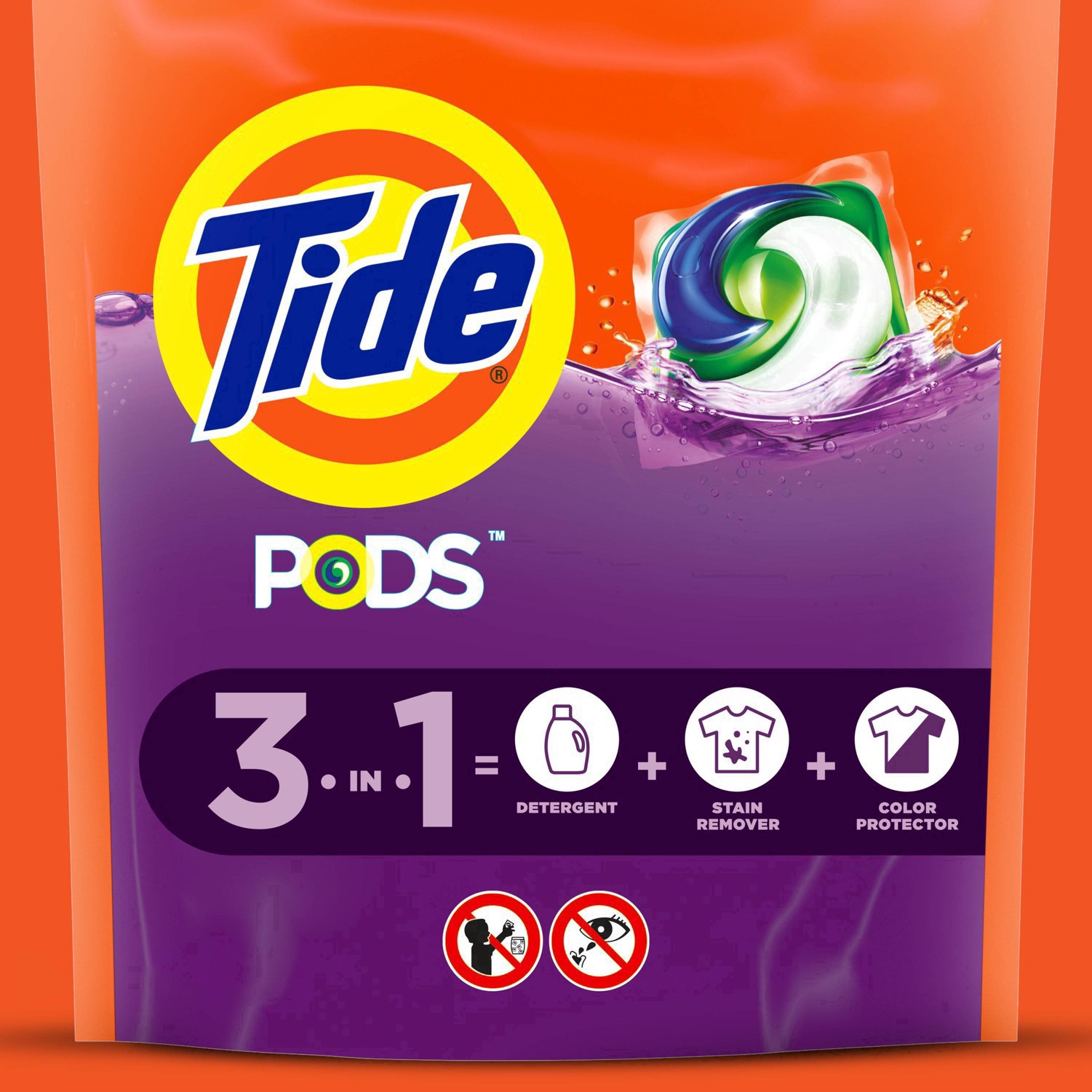 slide 9 of 117, Tide PODS Liquid Laundry Detergent Pacs, Spring Meadow Scent, 20 count, 20 ct