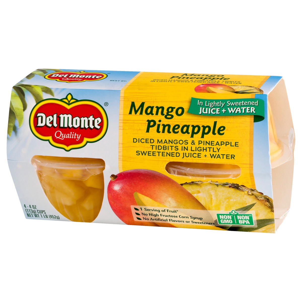 slide 2 of 10, Del Monte Mango Pineapple Tidbits 4 ea, 4 ct