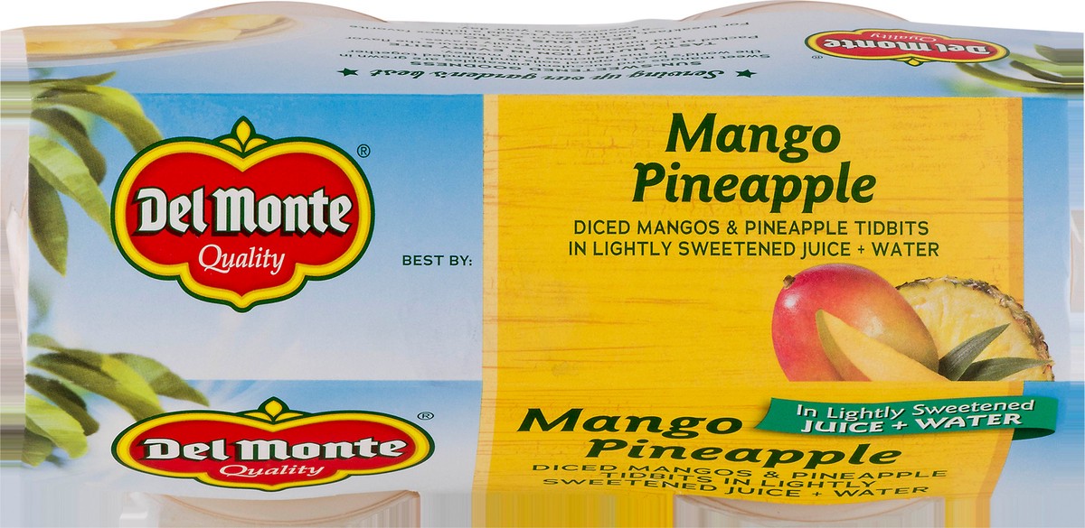 slide 7 of 10, Del Monte Mango Pineapple Tidbits 4 ea, 4 ct