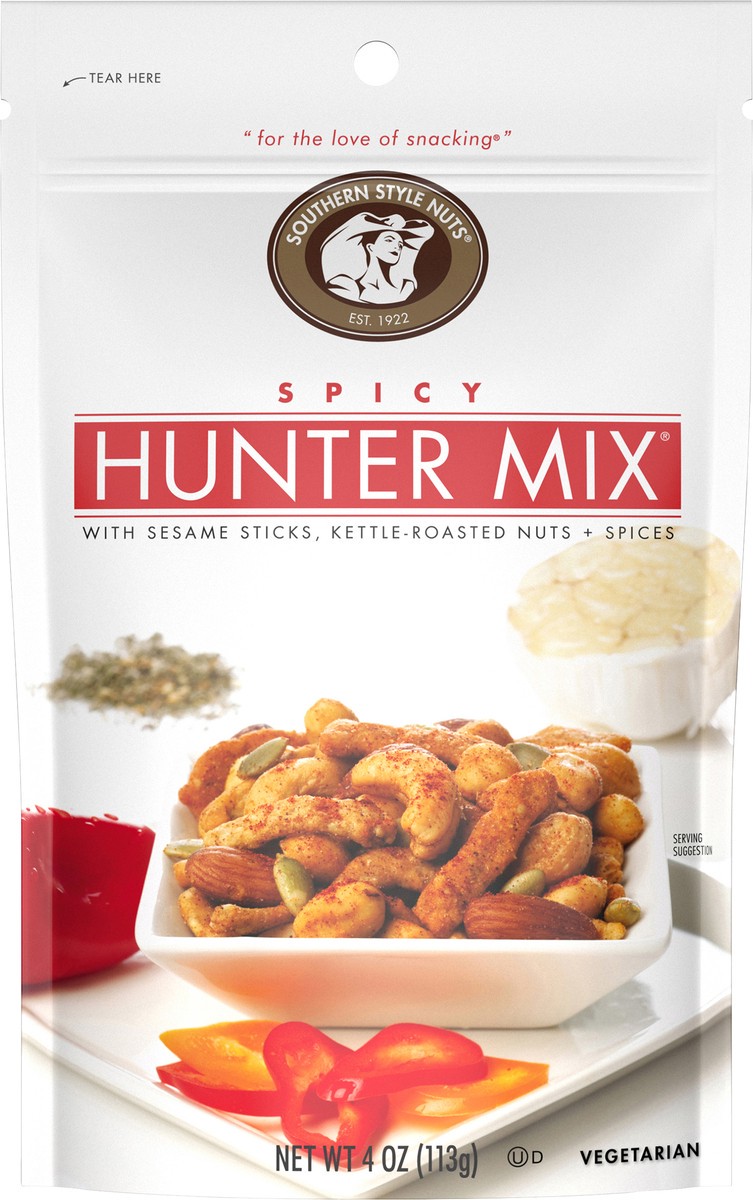 slide 8 of 14, Southern Style Nuts Hunter Mix Spicy Snack Mix 4 oz. Bag, 4 oz