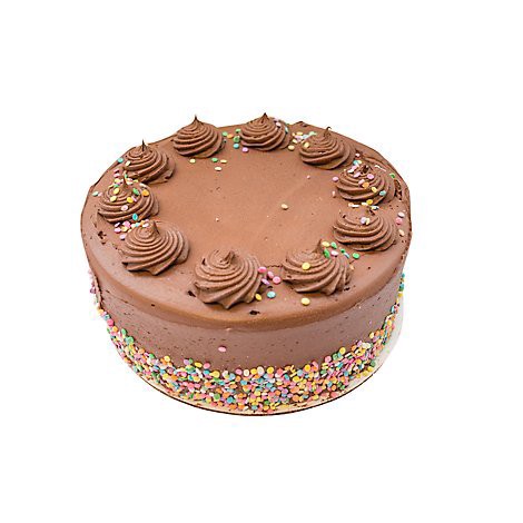 slide 1 of 1, Bakery Cake 5 Inch 2 Layer Chocolate Celebration - Each, 1 ct
